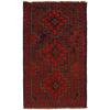 Baluchi Rug Handmade Red Geometric 4x6 ft