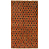 Baluchi Rug Handmade Orange Geometric 4x6 ft