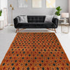 Baluchi Rug Handmade Orange Geometric 4x6 ft