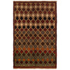 Baluchi Rug Handmade Multi Floral 4x6 ft