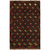 Baluchi Rug Handmade Multi Geometric 4x6 ft