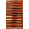 Baluchi Rug Handmade Orange Geometric 4x6 ft