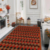 Baluchi Rug Handmade Orange Geometric 4x6 ft