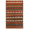 Baluchi Rug Handmade Tan Geometric 4x6 ft