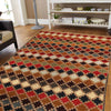 Baluchi Rug Handmade Tan Geometric 4x6 ft