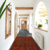 Baluchi Rug Handmade Brown Geometric 4x6 ft