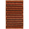 Baluchi Rug Handmade Orange Geometric 4x6 ft