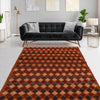 Baluchi Rug Handmade Orange Geometric 4x6 ft
