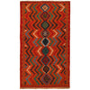 Baluchi Rug Handmade Orange Geometric 4x6 ft