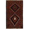 Baluchi Rug Handmade Deep Red Geometric 4x6 ft