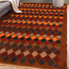 Baluchi Rug Handmade Light Brown Geometric 4x6 ft