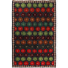 Baluchi Rug Handmade Dark Blue Geometric 4x6 ft