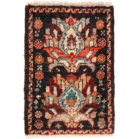 Handmade Wool Doormat Multi Geometric