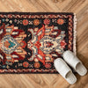 Handmade Wool Doormat Multi Geometric