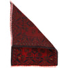 Handmade Wool Doormat Red Floral