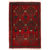 Handmade Wool Doormat Red Floral