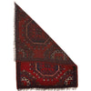 Handmade Wool Doormat Red Floral