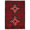 Handmade Wool Doormat Red Floral