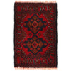 Handmade Wool Doormat Red Floral