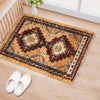 Handmade Wool Doormat Beige Geometric
