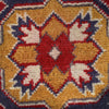 Kazak Rug Handmade Blue Medallion 4x7 ft