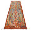 Handmade Multi Kilim Geometric 10' Runner