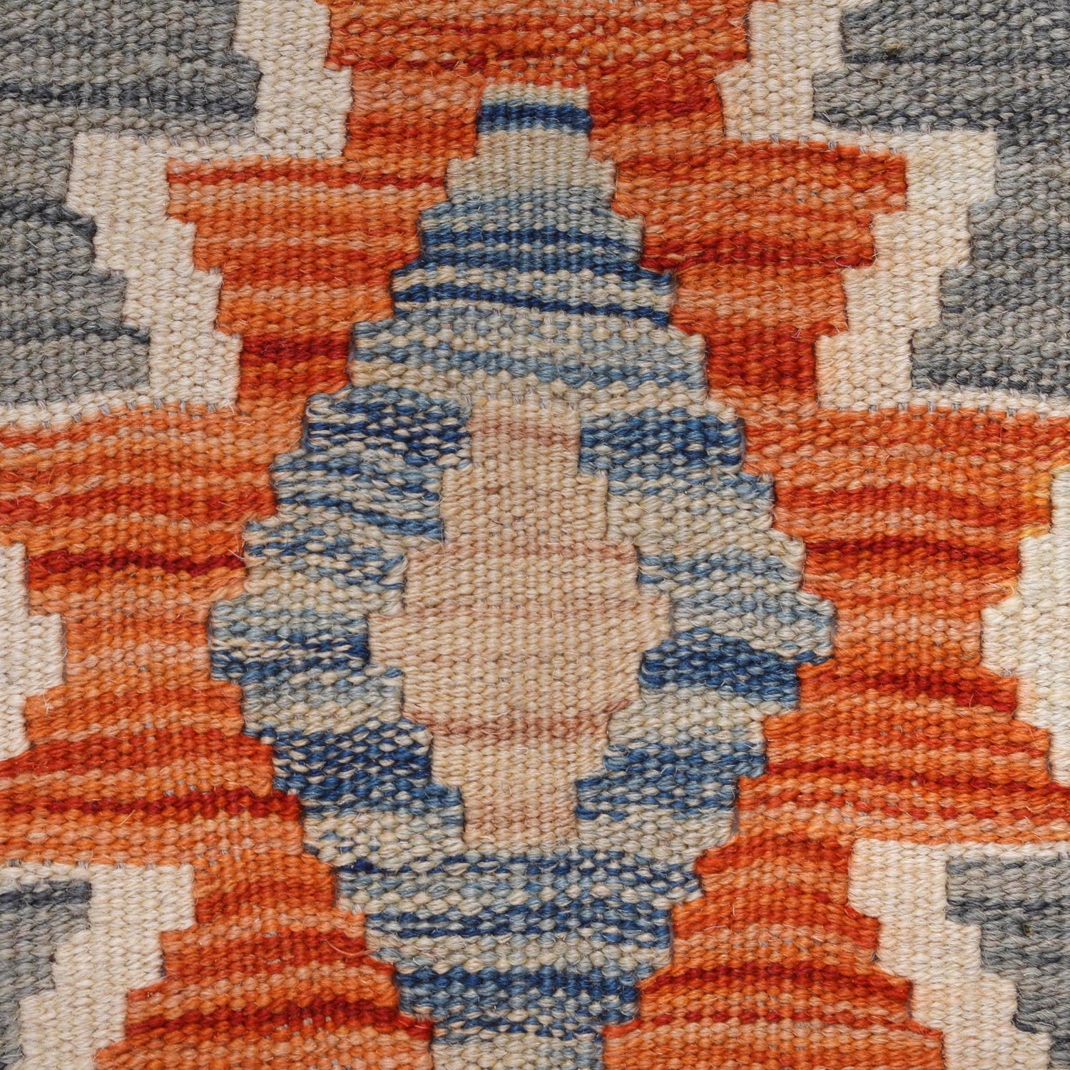 Handmade Multi Kilim Geometric 10' Runner