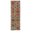 Handmade Multi Kilim Geometric 10' Runner