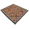 Handmade Multi Kilim Geometric 4x7 ft
