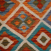 Handmade Multi Kilim Geometric 4x7 ft