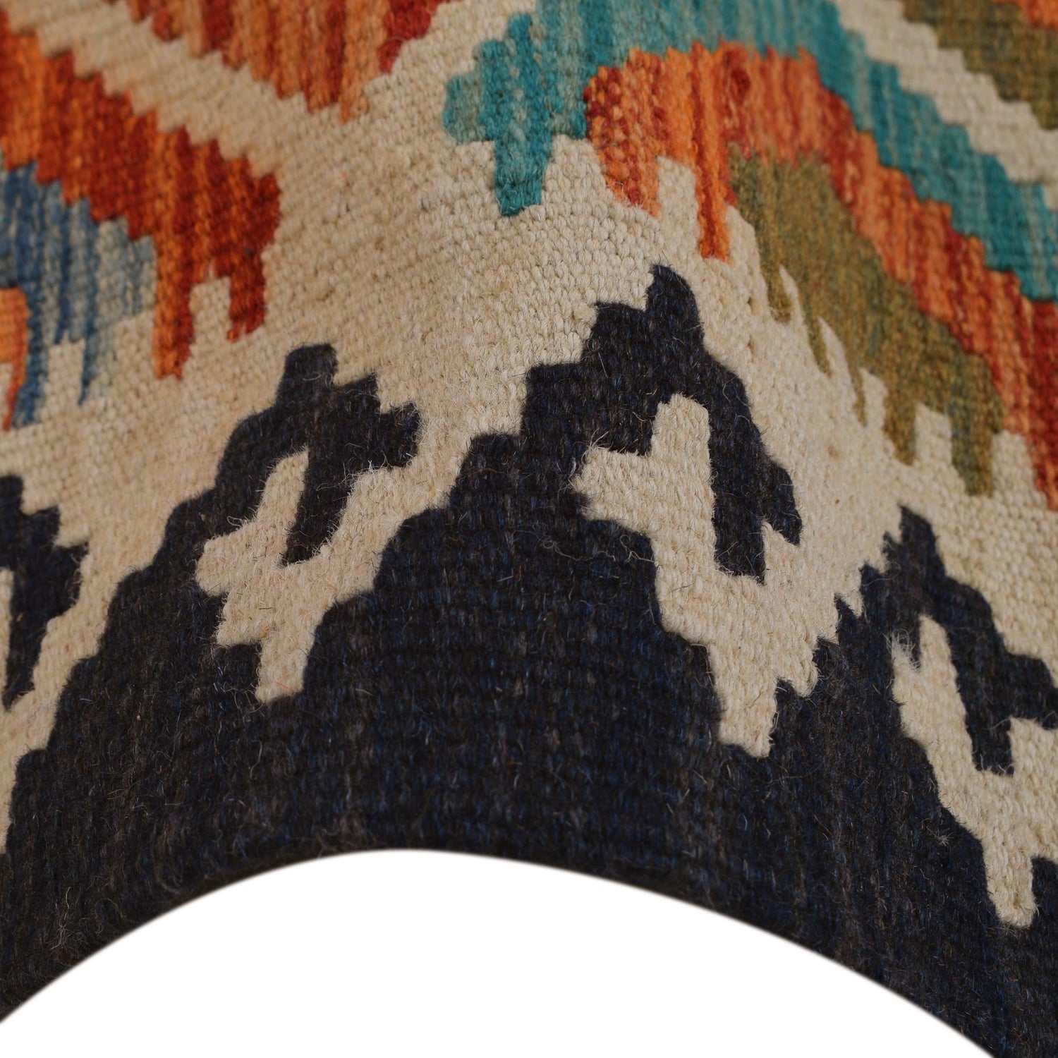 Handmade Multi Kilim Geometric 4x7 ft