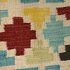 Hand-Knotted Multi Geometric Vegetable Kilim Area Rug – 4' 4" x 6' 3" ft (133 x 190 cm) | SKU: W31593