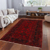 Khal Mohammadi Rug Handmade Red 3x5 ft