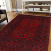Khal Mohammadi Rug Handmade Red 3x5 ft