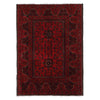 Khal Mohammadi Rug Handmade Red 3x5 ft
