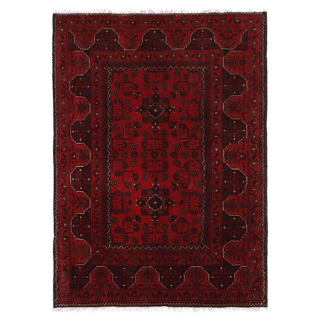 Khal Mohammadi Rug Handmade Red 3x5 ft