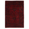 Khal Mohammadi Rug Handmade Red 3x5 ft