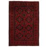 Khal Mohammadi Rug Handmade Red 3x5 ft