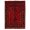 Khal Mohammadi Rug Handmade Red 3x5 ft
