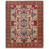Mamluk Area Rug Handmade Beige Medallion 4x7 ft