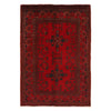 Khal Mohammadi Rug Handmade Red 3x5 ft