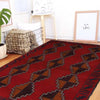 Baluchi Rug Handmade Red Geometric 2x4 ft