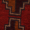 Baluchi Rug Handmade Red Geometric 3x5 ft