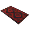 Baluchi Rug Handmade Red Geometric 3x5 ft