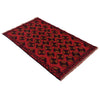 Baluchi Rug Handmade Red Geometric 2x4 ft