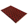 Baluchi Rug Handmade Red Geometric 2x4 ft