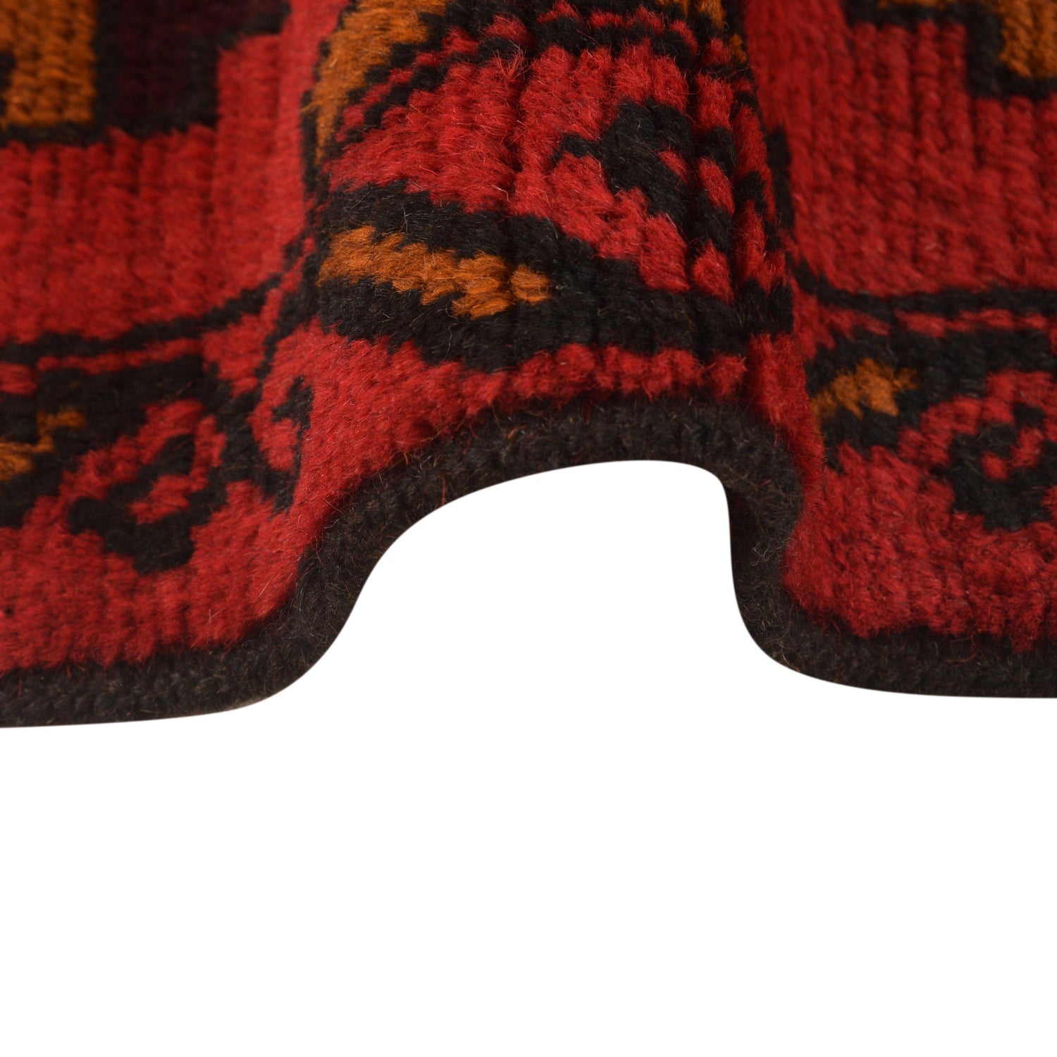 Baluchi Rug Handmade Red Geometric 2x4 ft