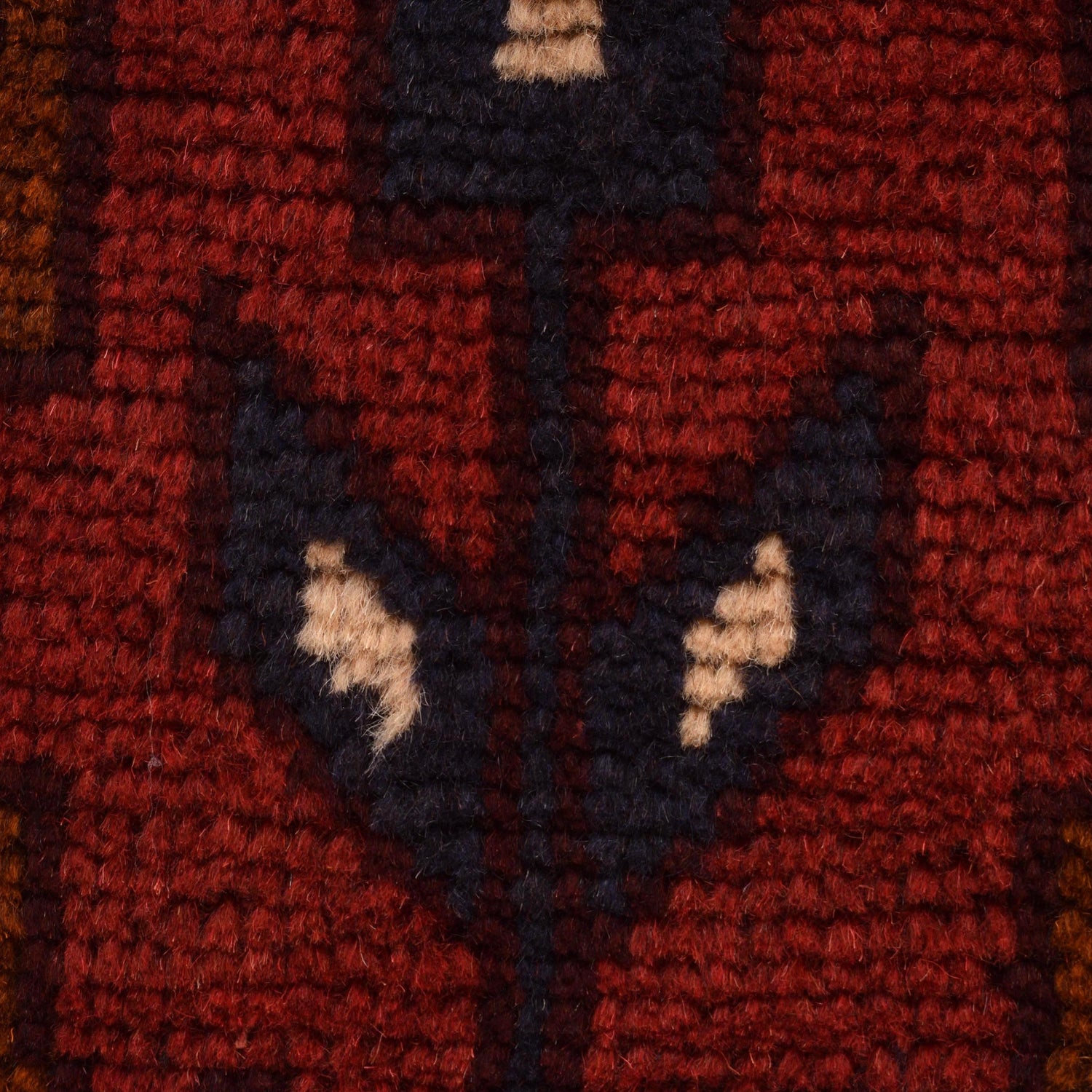 Baluchi Rug Handmade Red Geometric 3x5 ft