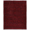 Khal Mohammadi Rug Handmade Red 10x13 ft