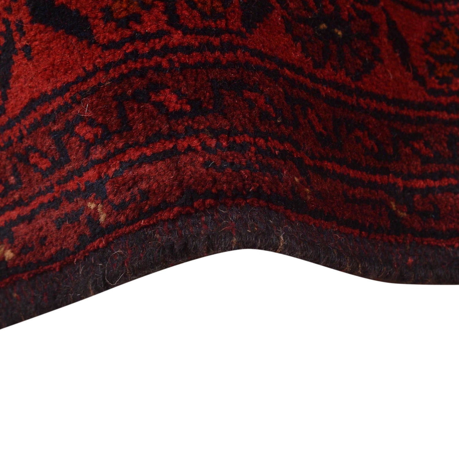 Khal Mohammadi Rug Handmade Red 10x13 ft